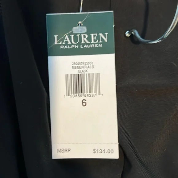 Lauren Ralph Lauren Black and white swing halter dress - Picture 1 of 6